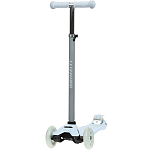 Самокат GRAFFITI Baby, колёса световые PU 120/70 мм, ABEC 7, цвет серый