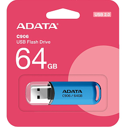 USB 64Gb A-Data C906 синий