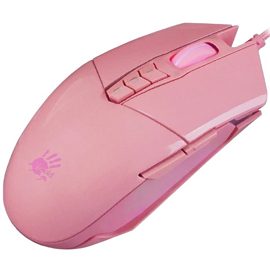 Мышь A4TECH P91s Bloody розовый, USB