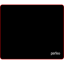 Коврик PERFEO "Black", "Красный", (240*320*3 мм)