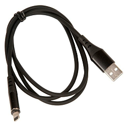 Кабель USB <--> Lightning 1.0м HOCO X60 Honorific, магнитный, чёрный