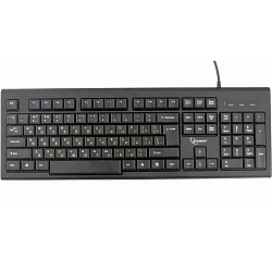 Клавиатура GEMBIRD KB-8354U-BL черная, USB