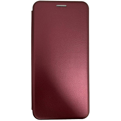 Чехол футляр-книга NONAME для Xiaomi Mi11 Lite бордовый
