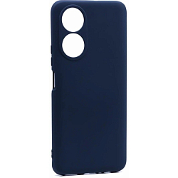 Задняя накладка  Silicone Case для Honor X7A Тёмно-синий
