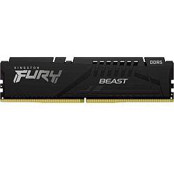 Оперативная память DDR5 8Gb Kingston Fury Beast Black 5600MHz RTL PC5-44800 CL36 DIMM 288-pin 1.25В Ret (KF556C36BBE-8)