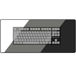 Коврик VOROTEX XXL, Keyboard on gray (Клавиатура на сером) (900*400*4мм)