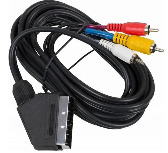 Кабель SCART <--> 3RCA  3.0м NINGBO