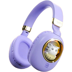 Наушники IHI GW001 Космокотик фиолетовый