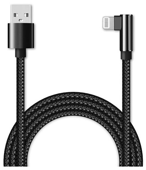 Кабель USB <--> Lightning  1.0м JETACCESS JA-DC45 черный