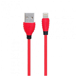 Кабель USB <--> Lightning  1.2м HOCO X27 Excellent красный