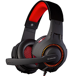 Наушники DEFENDER Warhead G-450 красный/черный