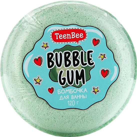 Бомбочка для ванны TeenBee аромат бабл-гама 120 г