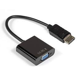 Переходник DisplayPort >--< VGA EXEGATE EX-DPM-VGAF (20M/15F)