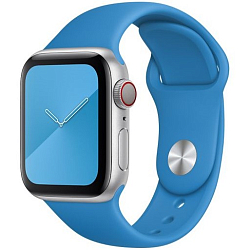 Силиконовый ремешок ISA Silicone для Apple Watch 42/44/45/49mm Голубой