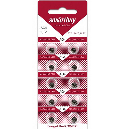 Элемент питания SMARTBUY AG04 BL-10