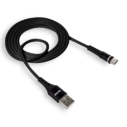 Кабель USB <--> microUSB  1.0м WALRER C775 черный