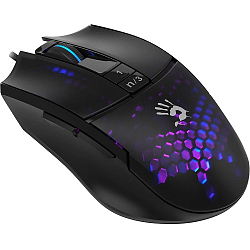 Мышь A4TECH Bloody L65 Max черный/фиолетовый