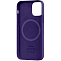 Задняя накладка Silicone Casе для iPhone 12 Pro Max Amethyst (MagSafe + анимация NFC) c LOGO