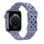 Силиконовый ремешок HOCO WA09 Flexible для APPLE Watch 42/44/45/49mm, фиолетовый