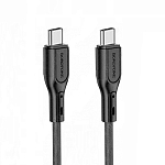 Кабель Lightning <--> Type-C  1.0м BorOFONE BX66 Wide, чёрный