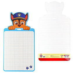 Доска маркерная A4 двусторонняя: клетка/линейка Д4_Ф фигурная, Paw Patrol 7673454