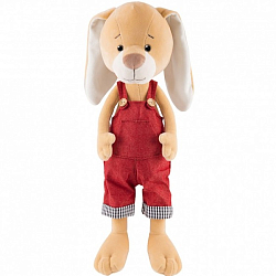 Мягкая игрушка Maxitoys Кролик Зак в комбезе, 20 см