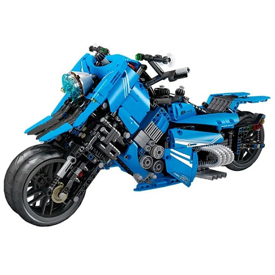 Конструктор MOULD KING 23009, мотоцикл, 1536 деталей, синий (арт.80002124)