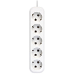 Сетевой удлинитель  5.0м SMARTBUY SBE-16-5-05-Z, 5 розеток, 16А/3,5кВт с/з ПВС 3х1,0
