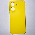 Задняя накладка Мобилис для Xiaomi Redmi 13C (4G)/Poco C65 (5G), желтый, матовая с защитой камеры