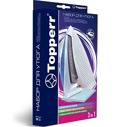 Набор для  утюга TOPPERR IR 3, 3 предмета (насадка универсальная, карандаш чистящий, салфетка)