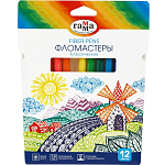 Фломастеры Гамма "Классические", 12цв., смываемые 130822_12