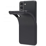 Силиконовый чехол ONZO для Samsung Galaxy S21 Plus матовый, чёрный