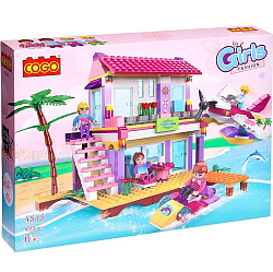 Конструктор «Девчонки: набережный домик», 423 детали