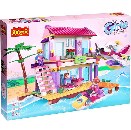 Конструктор «Девчонки: набережный домик», 423 детали