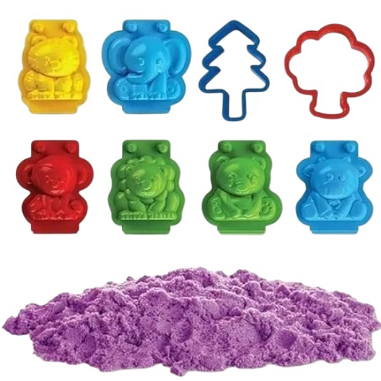 Набор кинетический песок "Любимые животные" 500г УТМ01478889