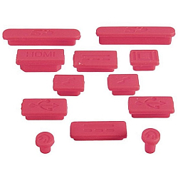 Набор заглушек для Macbook, розовое золото (13шт)