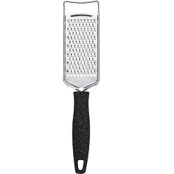 Терка для мелкой стружки REGENT Linea PUNTO NERO 93-BK2C-17, 26х5.5 см