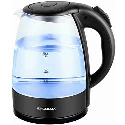 Чайник электрический ERGOLUX ELX-KG05-C02 черный