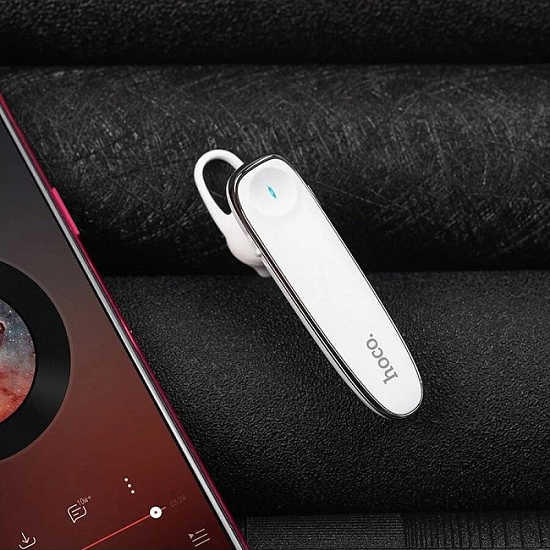 Гарнитура-Bluetooth HOCO E49, Young business белый