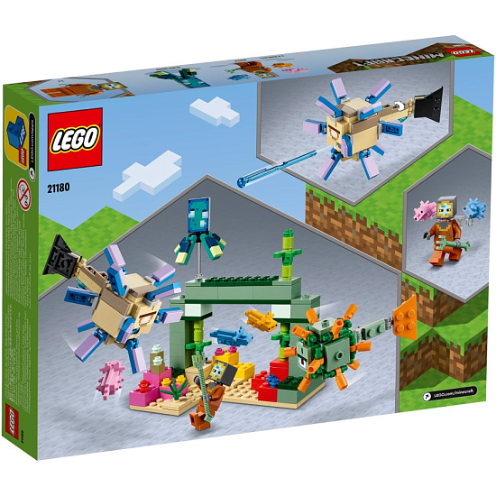 Конструктор LEGO Minecraft 21180 Битва со стражем