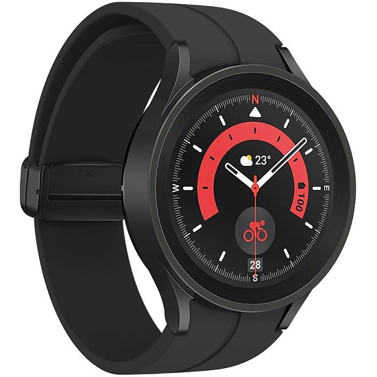Умные часы Samsung Galaxy Watch 5 Pro 45mm черный титан (AE)