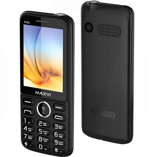 Телефон MAXVI K15n 4G Black