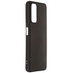 Силиконовый чехол DF для Xiaomi Redmi Note 11/11s DF xiOriginal-26 (black) с микрофиброй