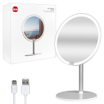 Зеркало для макияжа с подсветкой ML-01 ISA белое