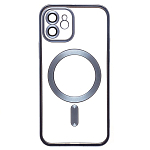 Задняя накладка SM027 SafeMag для iPhone 12 (blue) (232386)