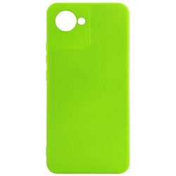 Силиконовый чехол SILICONE CASE для Realme C30 салатовый