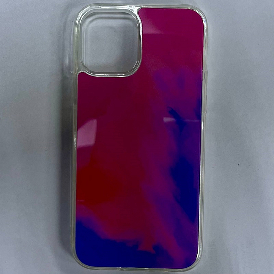 Задняя накладка NONAME для iPhone 12 разводы, прозрачный