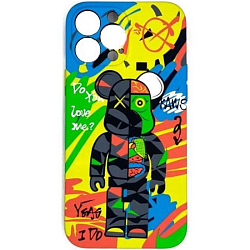 Силиконовый чехол LUXO для iPhone 15 ( № J86 KAWS )