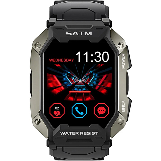 Смарт- часы С20 Pro (черный/серый)