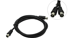 Кабель-удлинитель ТВ антенный  2.0м TELECOM TTV9501-2M